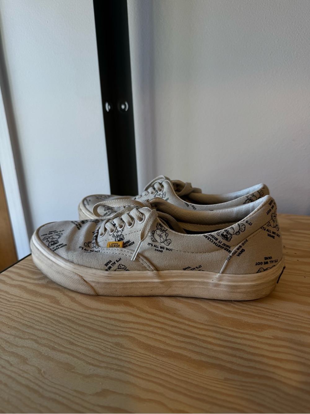 Vans Beige Canvas Sneakers
